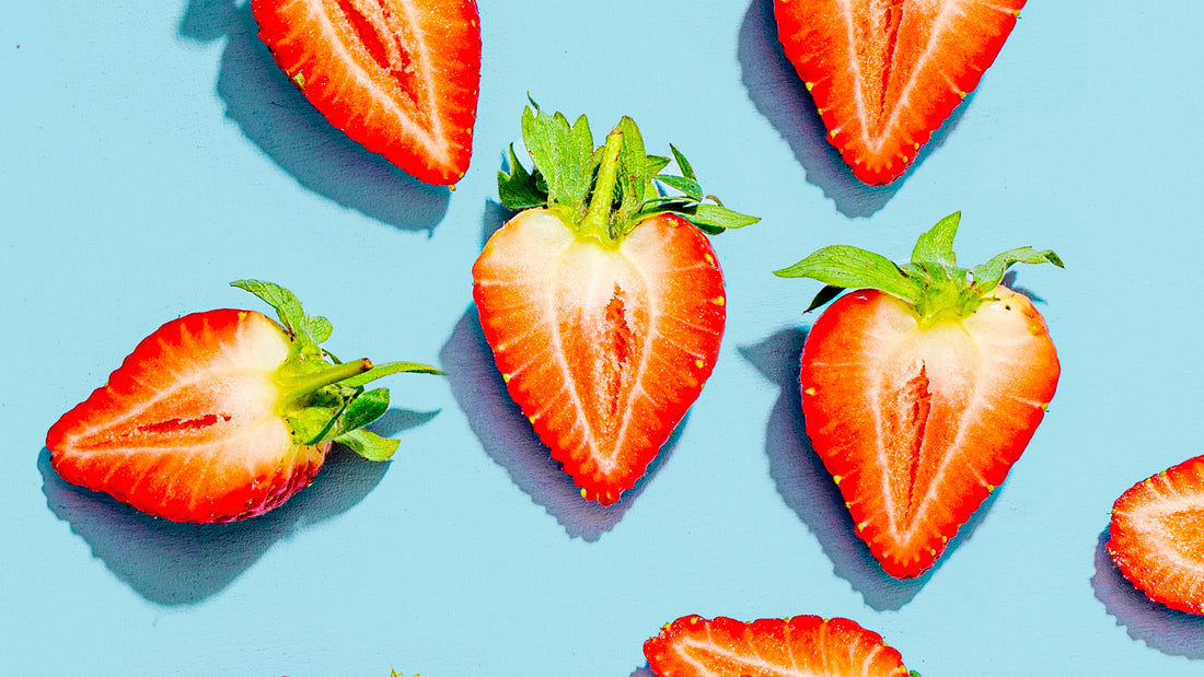 Vulva, strawberries